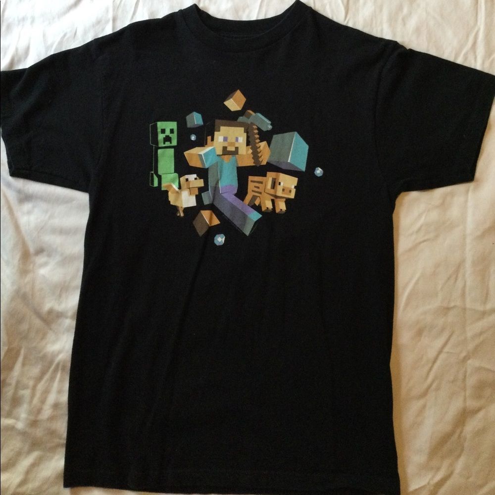 Minecraft mojang jinx official Mens size medium short sleeve T-shirt